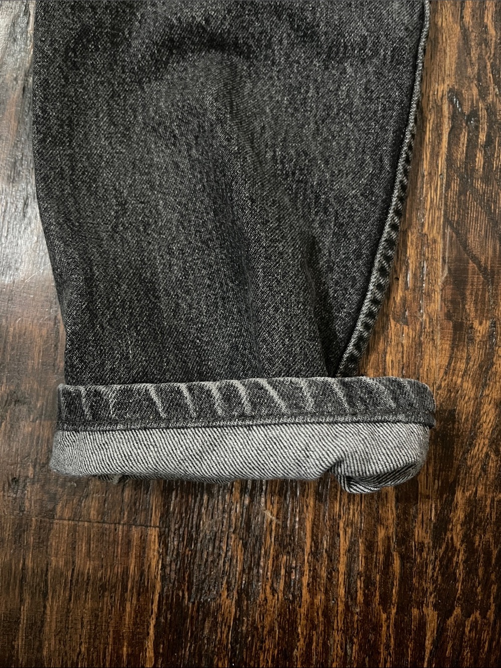 Levi's Orange Tag Vintage Women's Straight-Leg Jeans in Washed Charcoal - Picture 5 of 5